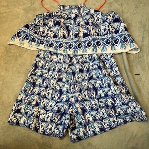 Lilly Pulitzer elephant romper